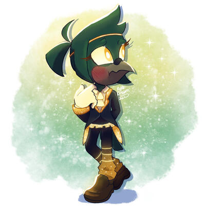 Crescent in a suit Crescent in a suit